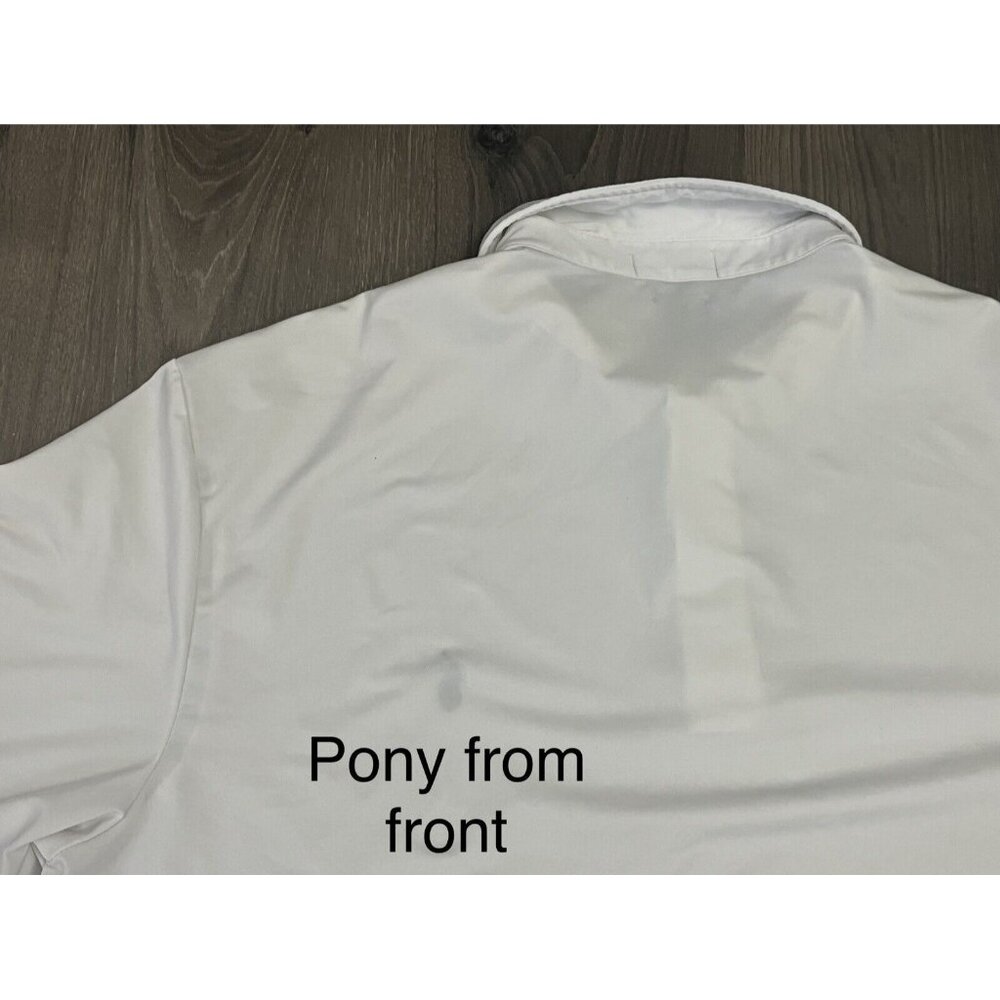 Polo Ralph Lauren Shirt Mens White Performance Golf Polo Stretch 2XB - Picture 8 of 8